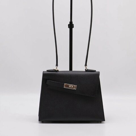 HERMES Kelly En Desordre 20 - Noir 89 黑銀 W