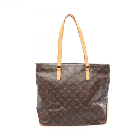 路易威登 Kabamezo Monogram 手提包 M51151 PVC塗層帆布皮革棕色二手女士