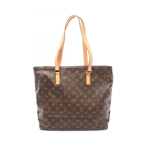 路易威登 Kabamezo Monogram 手提包 M51151 PVC塗層帆布皮革棕色二手女士