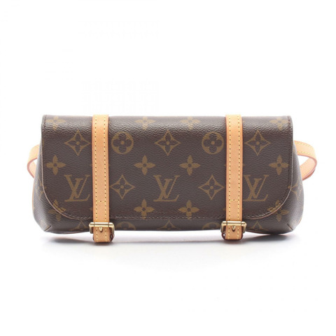 路易威登 Pochette Marel Monogram 腰包/斜背包 M51159 PVC塗層帆布皮革 棕色 二手 女士