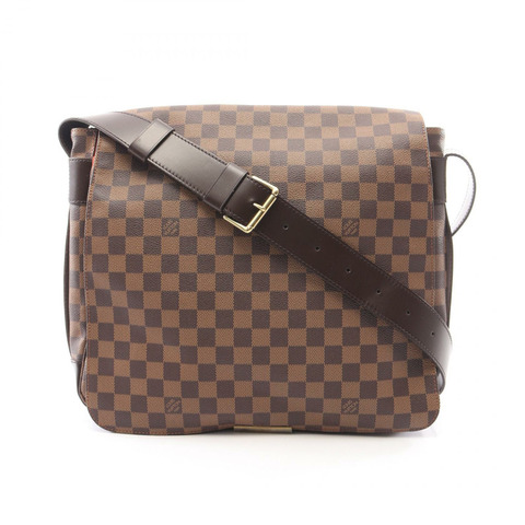 路易威登 Bastille 單肩斜背包 N45258 Damier 皮革 Ebene 二手