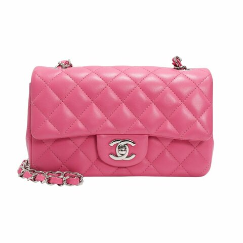 不議價 【9.5新 二手】  Chanel  經典迷你垂蓋手袋