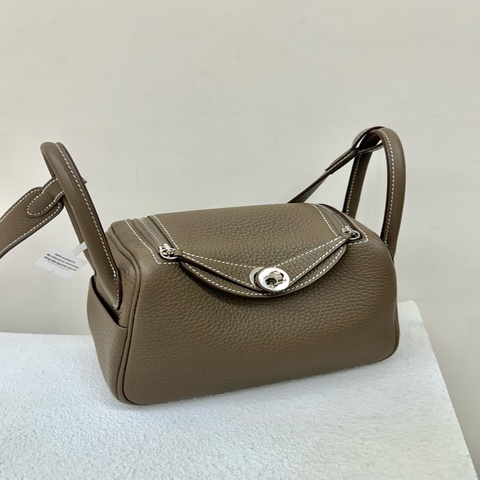 【98新】Hermes Lindy Mini II Bag 大象灰 Etoupe手提包單肩包