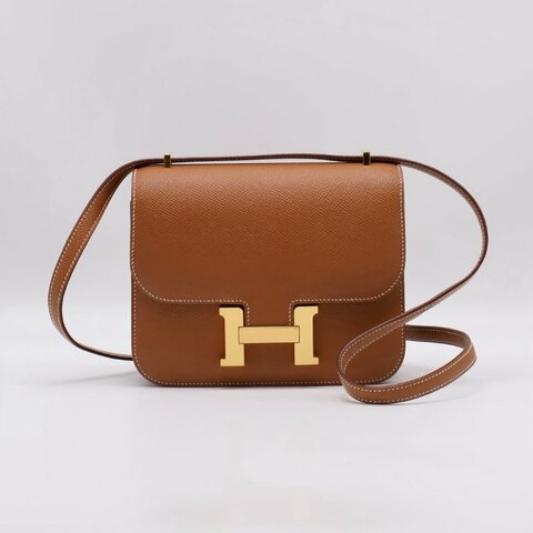 HERMES Mini Constance 19 - Gold 37 金棕金 U