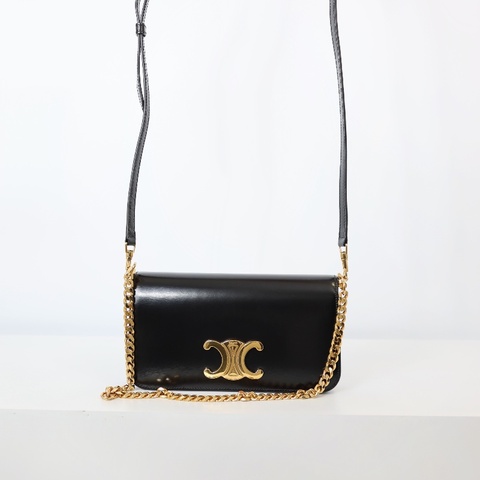 二手celine multipochette/ 黑金