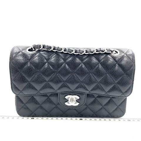 CHANEL CF23 classic flap caviar