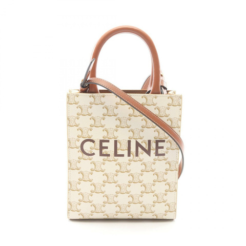 CELINE Mini Vertical Cabas Triomphe 斜背包 194372BZK-01BC 帆布二手