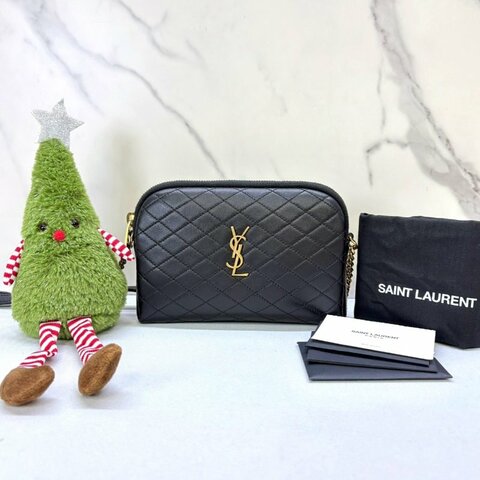 YSL GABY羊皮貝殼包