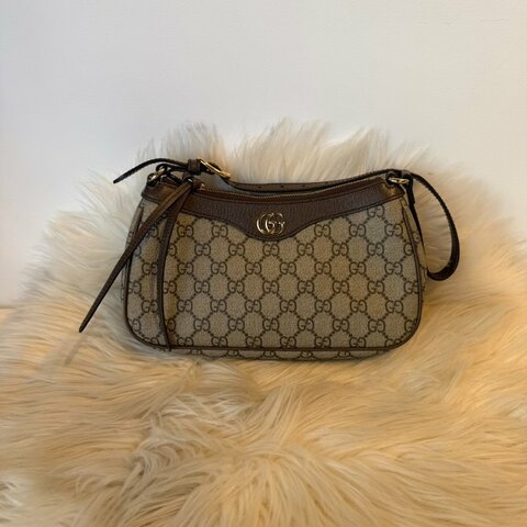 GUCCI GG Supreme 帆布手提/肩背包