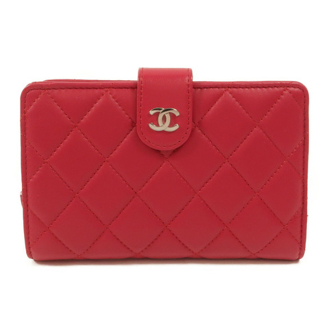 CHANEL 羊皮皮革Classic Bifold French Wallet錢包