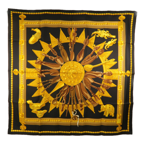 HERMES 絲質Scarf 90x90絲巾