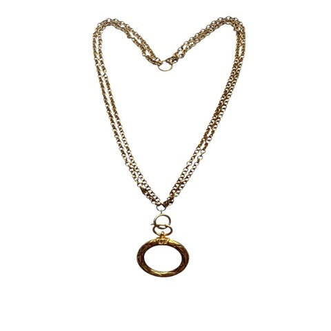 Chanel Matelasse long necklace