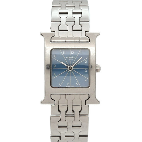 愛馬仕 H-Watch HH1 210 女士腕錶 藍色石英錶