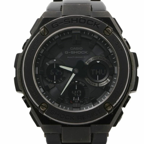 卡西歐 G-SHOCK G-STEEL GST-W110BD-1BJF 黑色不鏽鋼男士手錶