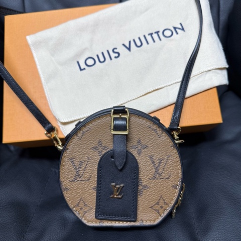 LV小圓餅 斜背包 黑色 路易威登 Louis Vuitton