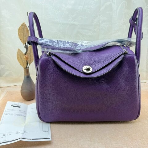 Hermès Lindy 30 紫色 Clemence 琳迪包