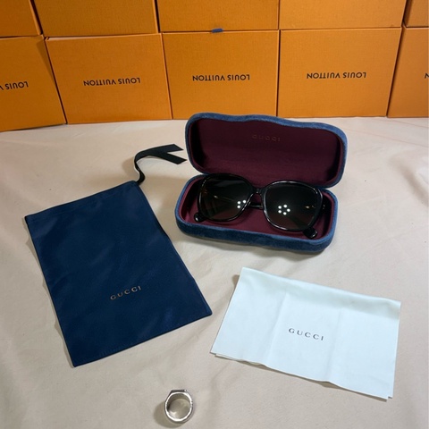 🕶️驚喜入手 即將下架 Gucci 古馳 雙G 蜜蜂 琥珀 太陽眼鏡/墨鏡