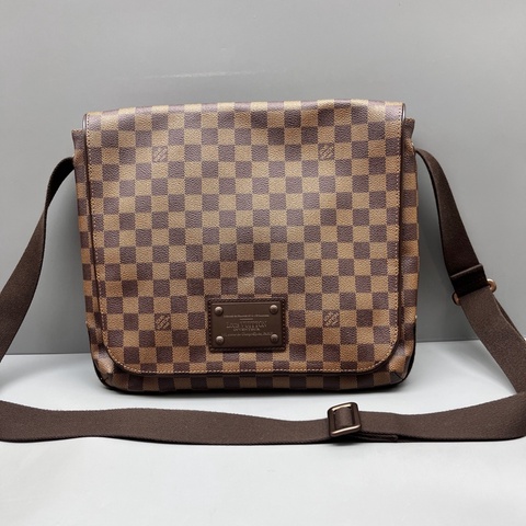 Louis Vuitton 路易威登 棕棋盤格翻蓋郵差包