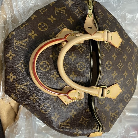 近新LV Speedy 25 Monogram 經典老花手提包