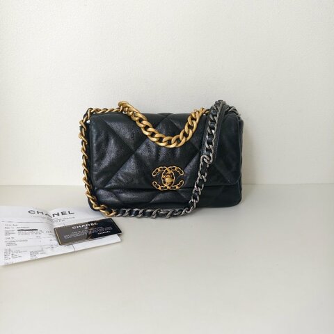 chanel 香奈兒 19bag小號 手提包單肩包斜挎包 29開有卡 2019年
