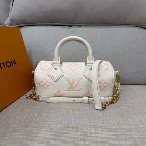 LV M46875 SPEEDY BANDOULIÈRE 20 草莓牛奶#晶片款#