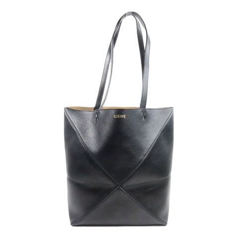 LOEWE 牛皮皮革Puzzle Fold Tote Medium手挽袋