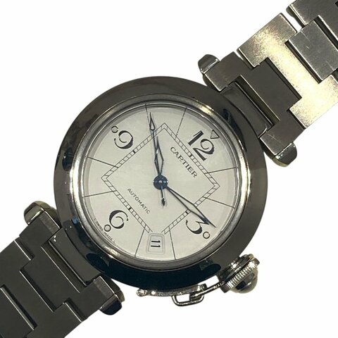 CARTIER 卡地亞 CARTIER PASHA C 帕夏 W31074M7 自動機械錶