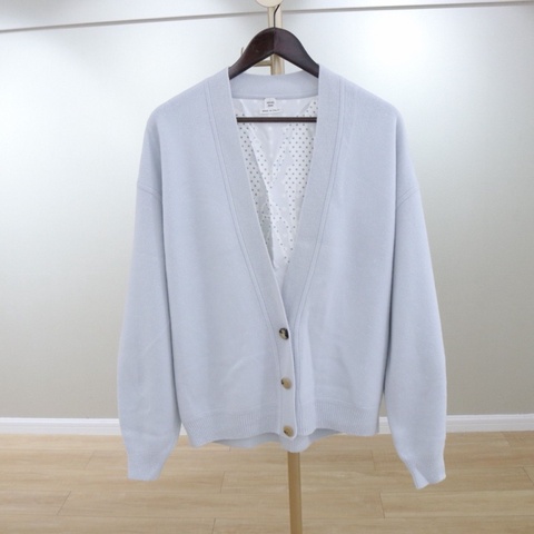 Hermès 愛馬仕FW21 桑蠶絲拼接女士開衫，36碼（160/84A）配件無