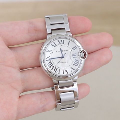 99新卡地亞 藍氣球 W6920046 自動機械表， 36mm