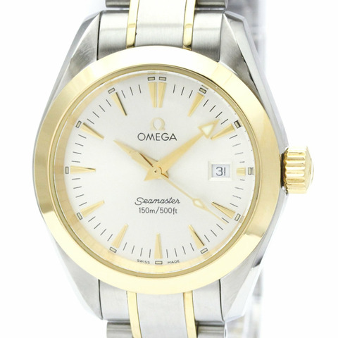 歐米茄海馬系列Aqua Terra 18K金精鋼女錶 2377.30 拋光款