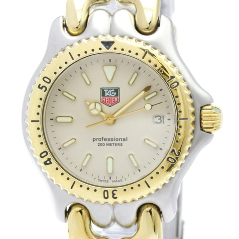 TAG HEUER SEL 200M 鍍金鋼中型腕錶 S95.713