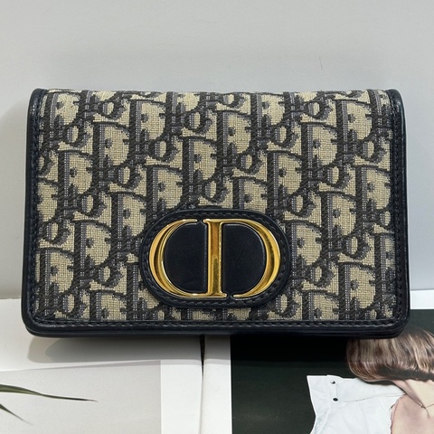 Dior/迪奧 蒙田30系列 二合一 老花斜挎包21年
