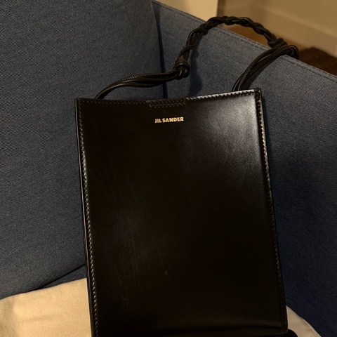 JIL SANDER Tangle small shoulder bag 黑