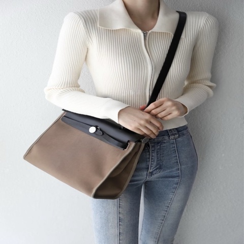 【超美的一隻棕色🤎全網最低價✨】愛馬仕 Hermes herbag 31 近代款X刻 單肩包｜斜背包