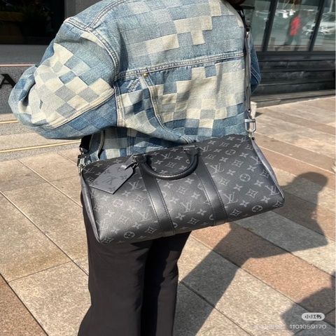 LV  M46655 Keepall 35 黑武士