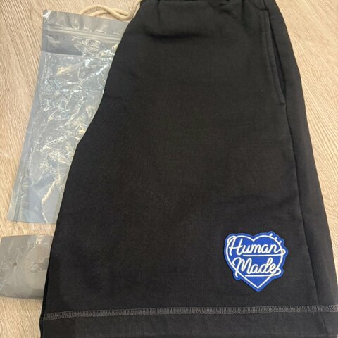 HUMAN MADE SWEAT SHORTS BLACK M號