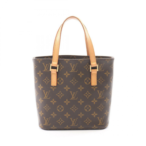 路易威登 VavinPM Monogram 手提包 M51172 PVC塗層帆布皮革棕色二手女士