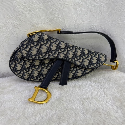 這是 Dior 的迷你 Saddle 馬鞍袋