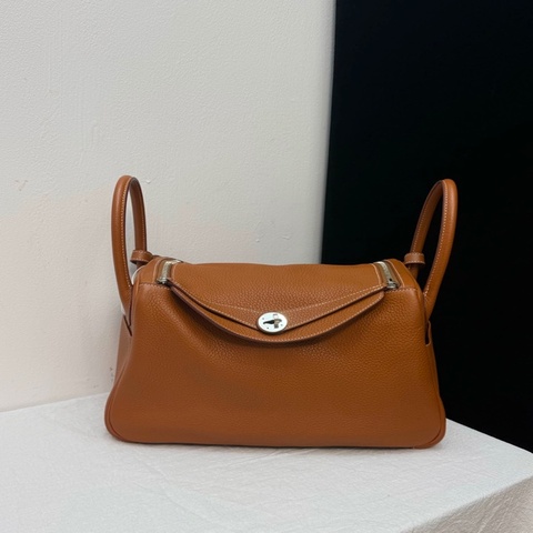 Hermès Lindy 30 Gold Clemence PHW