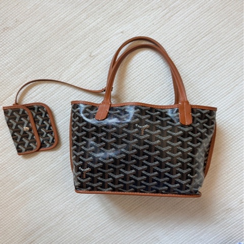 GOYARD Anjou Mini 雙面迷你托特包（上一代無磁吸版）