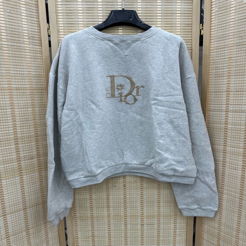 Dior 迪奧 By Erl系列 金線logo刺繡衛衣 M碼 肩66 胸61 長60