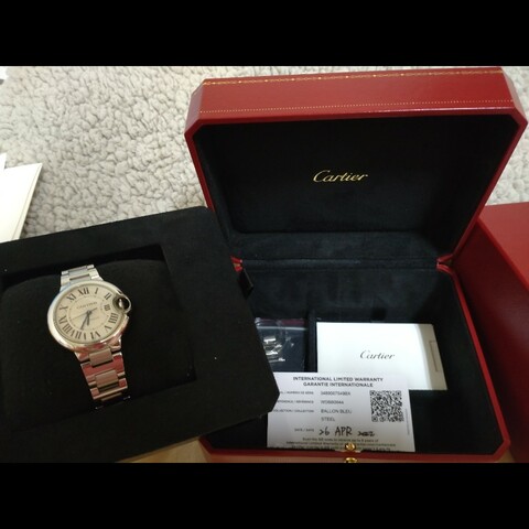 Cartier藍氣球 Ballon Bleu 自動機械錶33mm