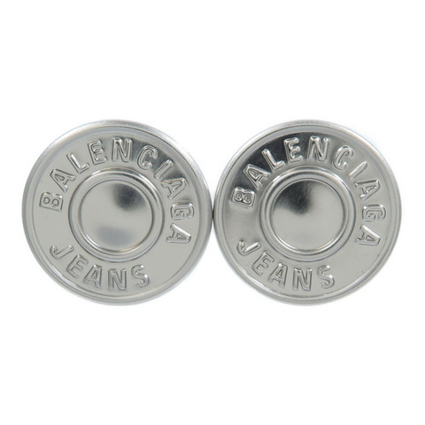 BALENCIAGA 黃銅Jeans Stud Earrings耳環