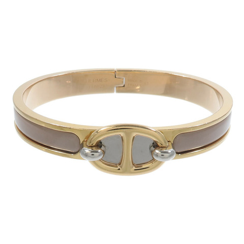 HERMES 金屬/琺瑯Mini Clic Chaine D'Ancre Bracelet手鐲Chai
