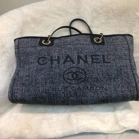 Chanel 黑藍沙灘袋 XC806