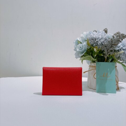 TW4961 Hermes 愛馬仕 Calvi Duo 卡包 邁索爾山羊皮 極致粉色 Calvi Duo Card Holder Chèvre Mysore Rose Extreme