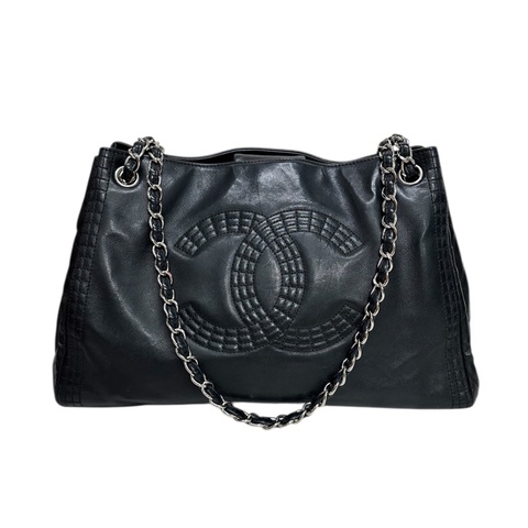 Chanel 大CC Logo 側揹錬袋