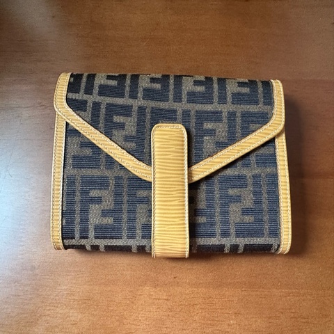 Fendi Zucca Monogram long wallet
