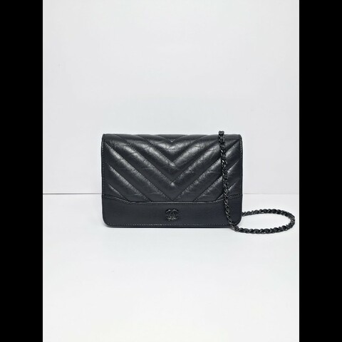 Chanel 黑色Gabrielle Wallet On Chain