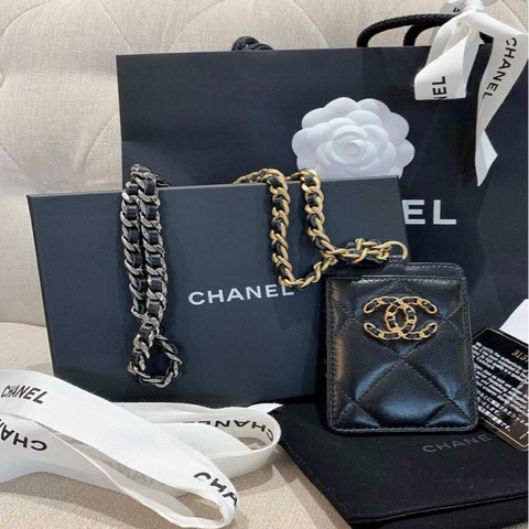 Chanel 19證件夾AP1745黑色